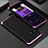 Luxury Aluminum Metal Cover Case 360 Degrees for Oppo Reno7 Pro 5G Purple