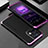 Luxury Aluminum Metal Cover Case 360 Degrees for Oppo Reno9 5G Purple