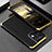 Luxury Aluminum Metal Cover Case 360 Degrees for Oppo Reno9 Pro 5G Gold and Black