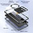 Luxury Aluminum Metal Cover Case 360 Degrees LK1 for Samsung Galaxy S23 Ultra 5G