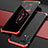 Luxury Aluminum Metal Cover Case 360 Degrees M01 for Oppo Find X3 Lite 5G Red and Black