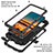 Luxury Aluminum Metal Cover Case 360 Degrees M01 for Samsung Galaxy S21 5G