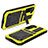 Luxury Aluminum Metal Cover Case 360 Degrees M01 for Samsung Galaxy S21 5G Yellow