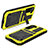 Luxury Aluminum Metal Cover Case 360 Degrees M01 for Samsung Galaxy S22 5G Yellow
