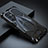 Luxury Aluminum Metal Cover Case 360 Degrees M02 for Samsung Galaxy S21 Ultra 5G Black