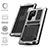 Luxury Aluminum Metal Cover Case 360 Degrees M04 for Samsung Galaxy S22 Ultra 5G
