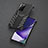 Luxury Aluminum Metal Cover Case 360 Degrees P01 for Samsung Galaxy Note 20 5G Black