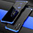 Luxury Aluminum Metal Cover Case 360 Degrees P01 for Xiaomi Redmi Note 11 Pro+ Plus 5G Blue and Black