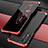 Luxury Aluminum Metal Cover Case 360 Degrees P01 for Xiaomi Redmi Note 11 Pro+ Plus 5G Red and Black