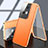 Luxury Aluminum Metal Cover Case 360 Degrees P02 for Oppo Reno8 5G Orange