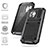 Luxury Aluminum Metal Cover Case 360 Degrees RJ4 for Apple iPhone 13 Pro