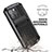 Luxury Aluminum Metal Cover Case 360 Degrees RJ4 for Apple iPhone 13 Pro Max