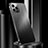 Luxury Aluminum Metal Cover Case for Apple iPhone 13 Pro Max Black