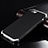 Luxury Aluminum Metal Cover Case for Apple iPhone 6 Plus Silver and Black