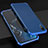 Luxury Aluminum Metal Cover Case for Apple iPhone X Blue