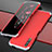 Luxury Aluminum Metal Cover Case for Huawei Honor 9X Pro Silver and Red