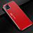 Luxury Aluminum Metal Cover Case for Oppo A72 5G Red