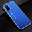 Luxury Aluminum Metal Cover Case for Realme Q2 Pro 5G Blue