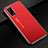 Luxury Aluminum Metal Cover Case for Realme X7 5G Red
