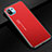 Luxury Aluminum Metal Cover Case for Xiaomi Mi 11 5G Red