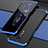 Luxury Aluminum Metal Cover Case for Xiaomi Poco X2 Blue and Black