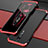 Luxury Aluminum Metal Cover Case for Xiaomi Redmi K30 4G Red and Black