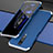 Luxury Aluminum Metal Cover Case for Xiaomi Redmi K30 5G Silver and Blue