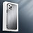 Luxury Aluminum Metal Cover Case M01 for Apple iPhone 13 Pro Max Silver