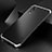 Luxury Aluminum Metal Cover Case M01 for Huawei P20 Silver and Black