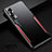 Luxury Aluminum Metal Cover Case M02 for Vivo X50 5G Red and Black