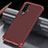 Luxury Aluminum Metal Cover Case M03 for Vivo X50 5G Red