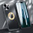 Luxury Aluminum Metal Cover Case M08 for Apple iPhone 13 Mini Black
