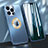 Luxury Aluminum Metal Cover Case M08 for Apple iPhone 13 Pro Max Blue