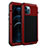 Luxury Aluminum Metal Cover Case N01 for Apple iPhone 12 Pro Red
