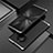 Luxury Aluminum Metal Cover Case T01 for Huawei Mate 40 Pro Silver and Black