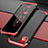 Luxury Aluminum Metal Cover Case T02 for Apple iPhone 11 Red and Black