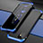 Luxury Aluminum Metal Cover Case T02 for Apple iPhone 12 Mini Blue and Black