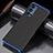 Luxury Aluminum Metal Cover Case T02 for Oppo Reno4 Pro 5G Blue and Black