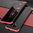 Luxury Aluminum Metal Cover Case T03 for Xiaomi Poco F2 Pro Red and Black