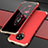 Luxury Aluminum Metal Cover Case T03 for Xiaomi Redmi K30 Pro Zoom Gold and Red