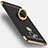 Luxury Aluminum Metal Cover with Finger Ring Stand for Huawei G8 Black