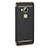 Luxury Aluminum Metal Cover with Finger Ring Stand for Huawei G8 Black