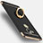 Luxury Aluminum Metal Cover with Finger Ring Stand for Huawei GX8 Black