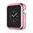 Luxury Aluminum Metal Frame Cover A01 for Apple iWatch 2 38mm Pink