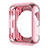 Luxury Aluminum Metal Frame Cover A01 for Apple iWatch 3 42mm Pink