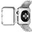 Luxury Aluminum Metal Frame Cover C01 for Apple iWatch 3 38mm Silver