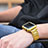 Luxury Aluminum Metal Frame Cover C03 for Apple iWatch 2 38mm Gold