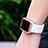 Luxury Aluminum Metal Frame Cover C03 for Apple iWatch 2 42mm Pink