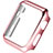 Luxury Aluminum Metal Frame Cover C03 for Apple iWatch 3 42mm Pink