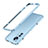 Luxury Aluminum Metal Frame Cover Case A01 for Xiaomi Mi 12X 5G Blue